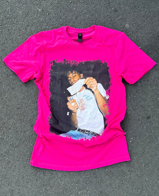 Carti Money Pink Tee